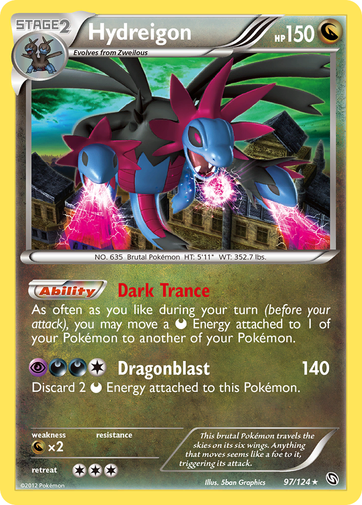 Hydreigon (97) [Dragons Exalted] Reverse Holofoil - Deck Out Gaming