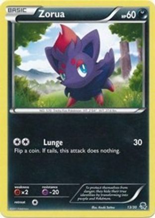 Zorua (13/30) [Black & White: Trainer Kit - Zoroark] - Deck Out Gaming