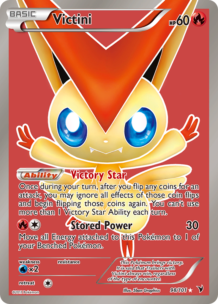 Victini (98 Full Art) (98) [Noble Victories] - Deck Out Gaming