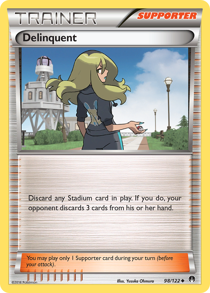 Delinquent (98) [XY - BREAKpoint] Reverse Holofoil - Deck Out Gaming