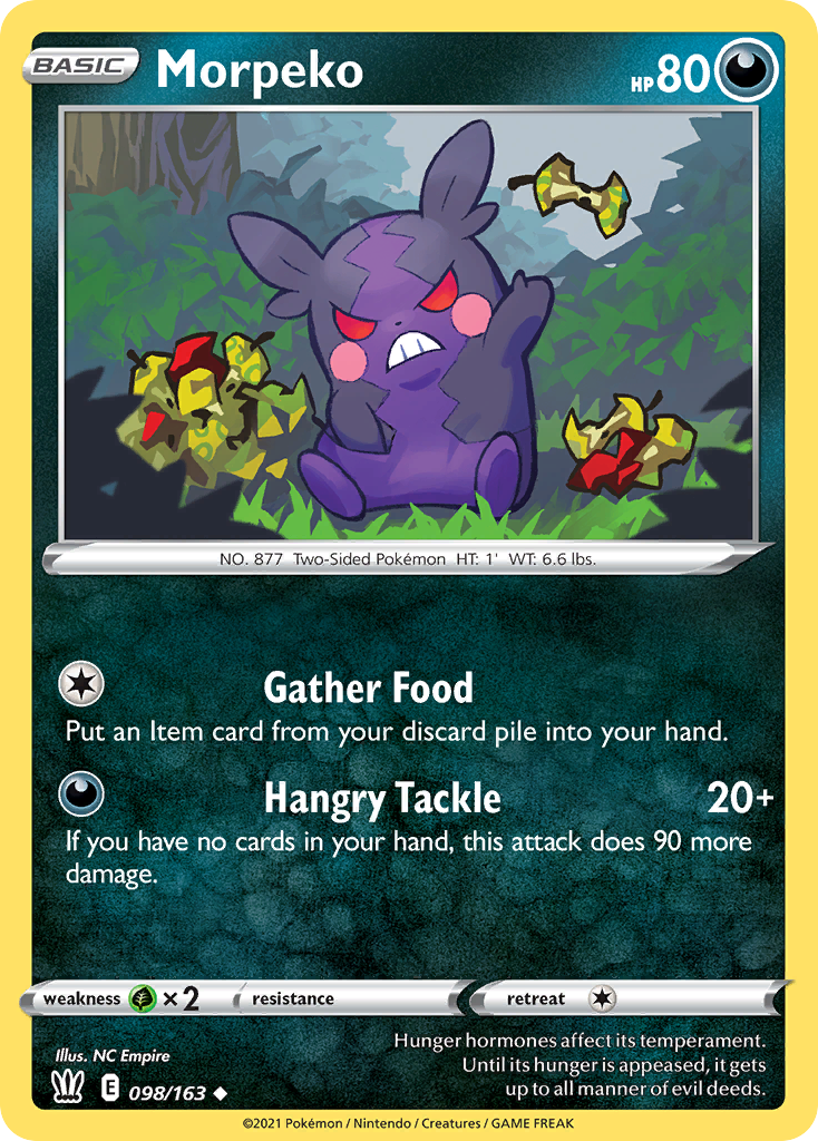 Morpeko [SWSH05: Battle Styles] Reverse Holofoil - Deck Out Gaming