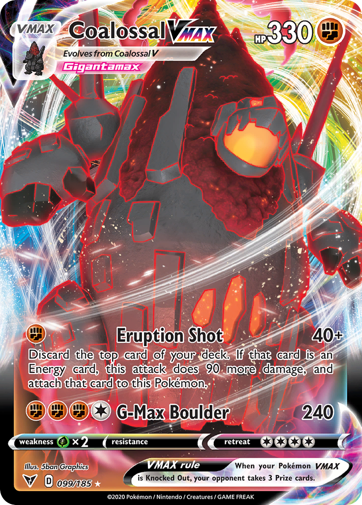 Coalossal VMAX [SWSH04: Vivid Voltage] - Deck Out Gaming