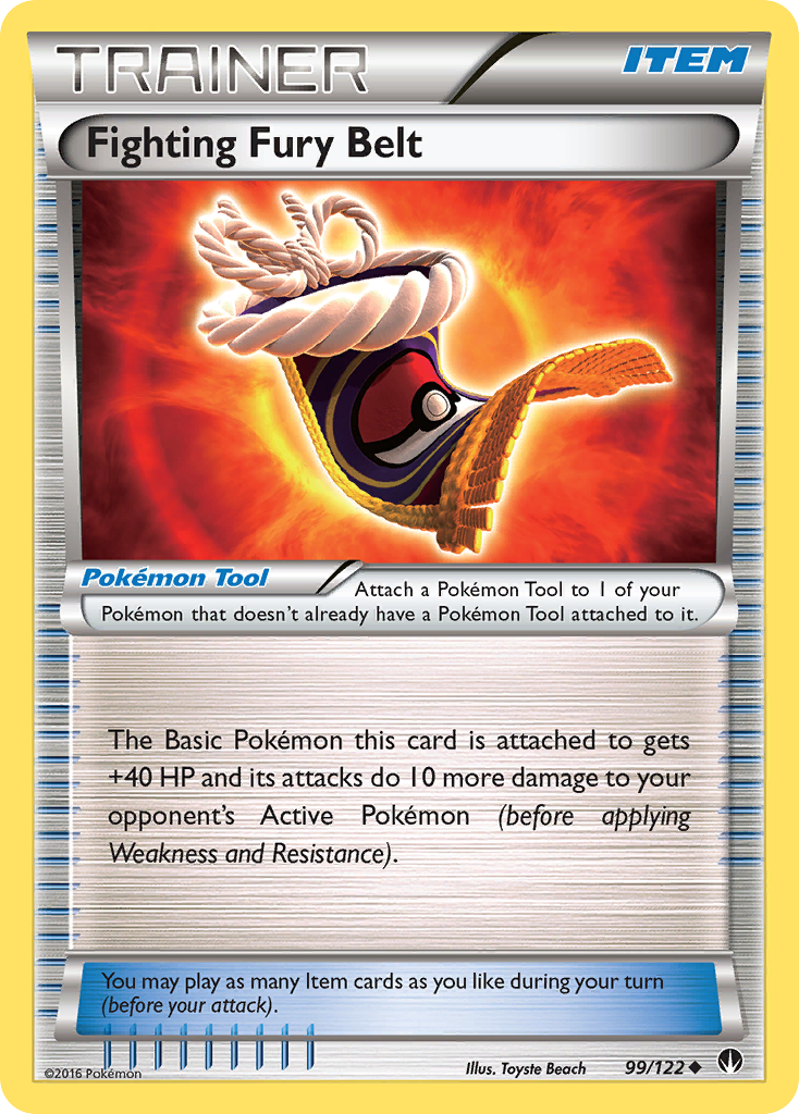 Fighting Fury Belt (99) [XY - BREAKpoint] Reverse Holofoil - Deck Out Gaming