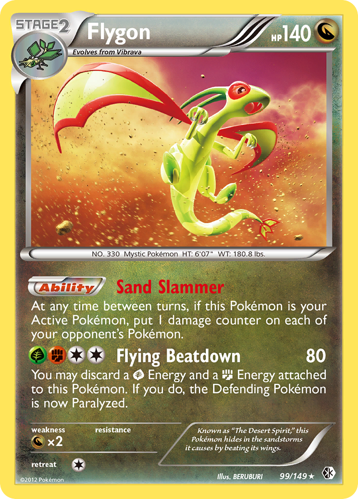 Flygon (99) [Boundaries Crossed] Reverse Holofoil - Deck Out Gaming