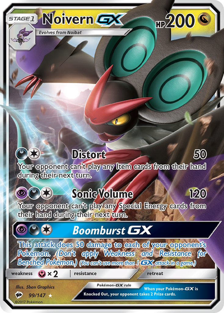 Noivern GX (99) [SM - Burning Shadows] - Deck Out Gaming