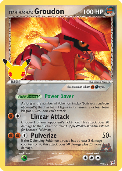 Team Magma's Groudon (9/95) [Celebrations: 25th Anniversary - Classic Collection]