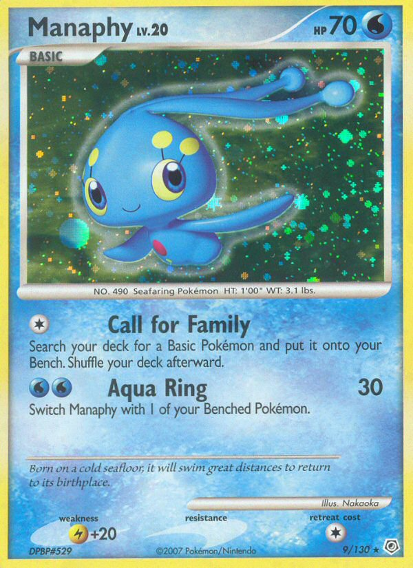 Manaphy (9) [Diamond and Pearl] Reverse Holofoil