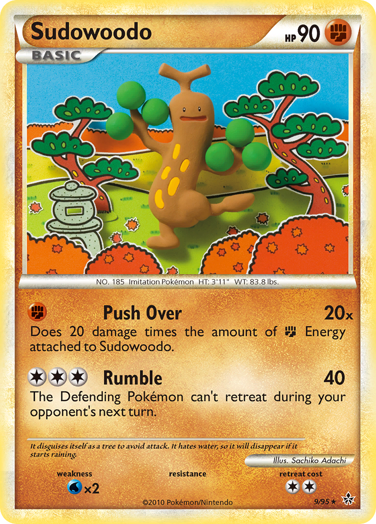 Sudowoodo (9) [Unleashed] Reverse Holofoil - Deck Out Gaming