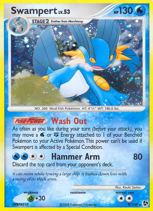 Swampert (9) [Great Encounters] - Deck Out Gaming