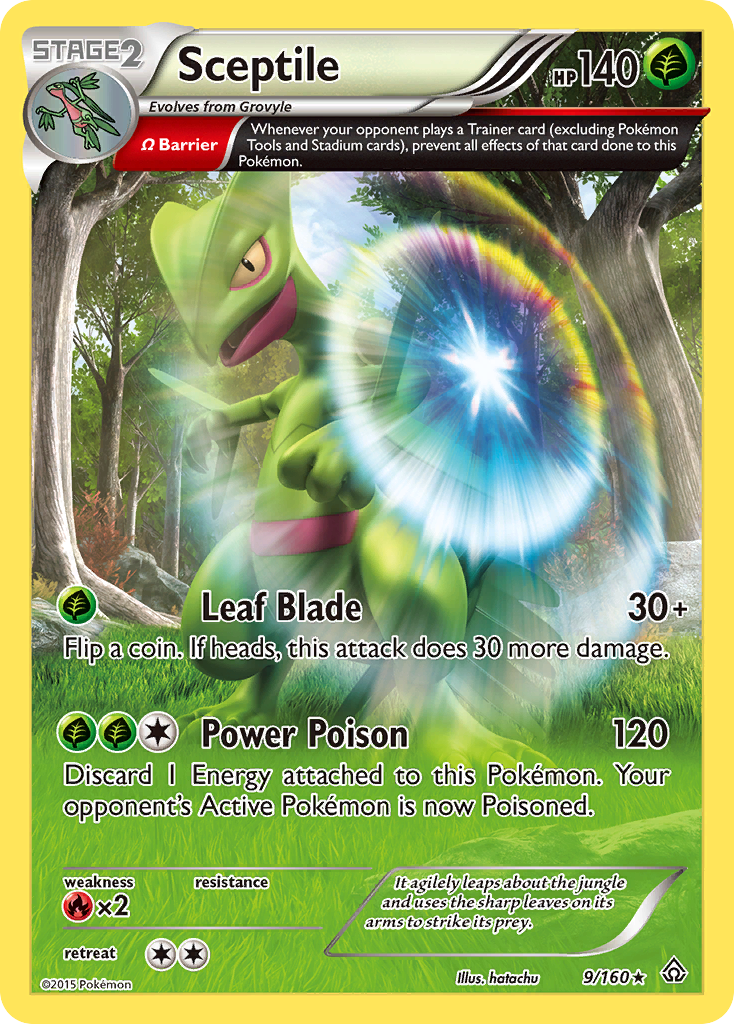 Sceptile (Omega) (9) [XY - Primal Clash] Reverse Holofoil - Deck Out Gaming
