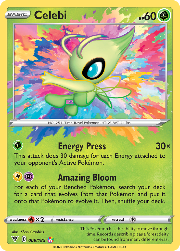 Celebi [SWSH04: Vivid Voltage] - Deck Out Gaming