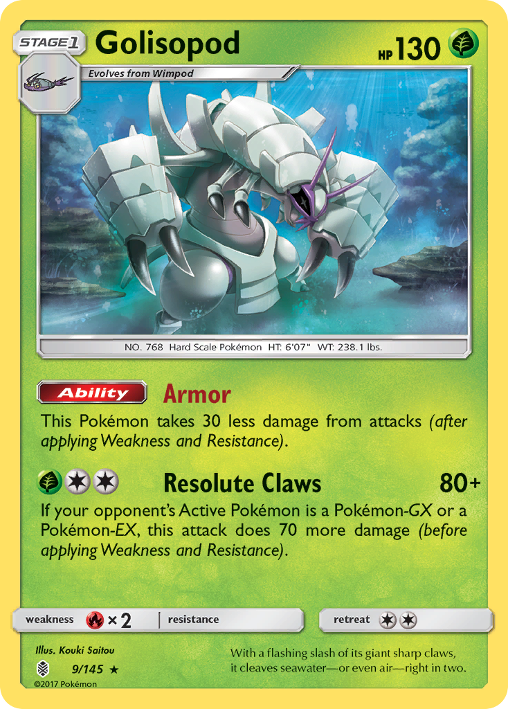 Golisopod (9) [SM - Guardians Rising] - Deck Out Gaming