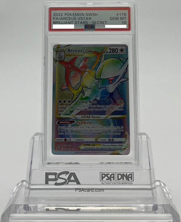 Arceus VStar - Brilliant Stars - 176 - PSA 10 - Deck Out Gaming