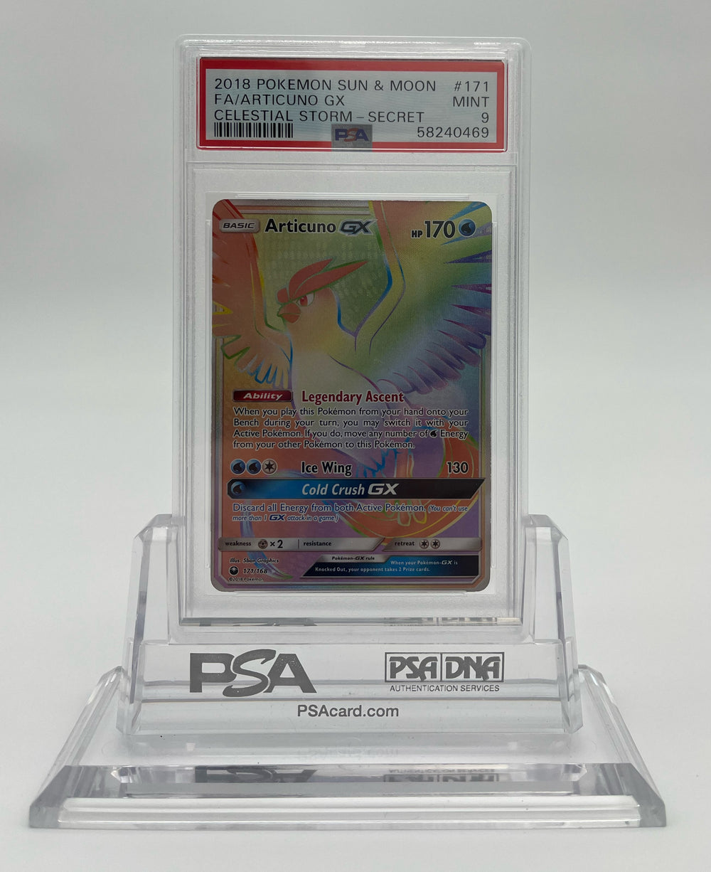 Articuno GX - Celestial Storm - 171 - PSA 9 - Deck Out Gaming