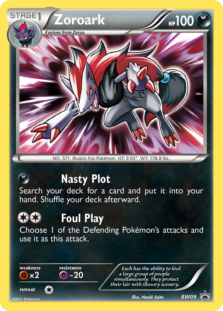 Zoroark (BW09) (BW09) [Black and White Promos] - Deck Out Gaming