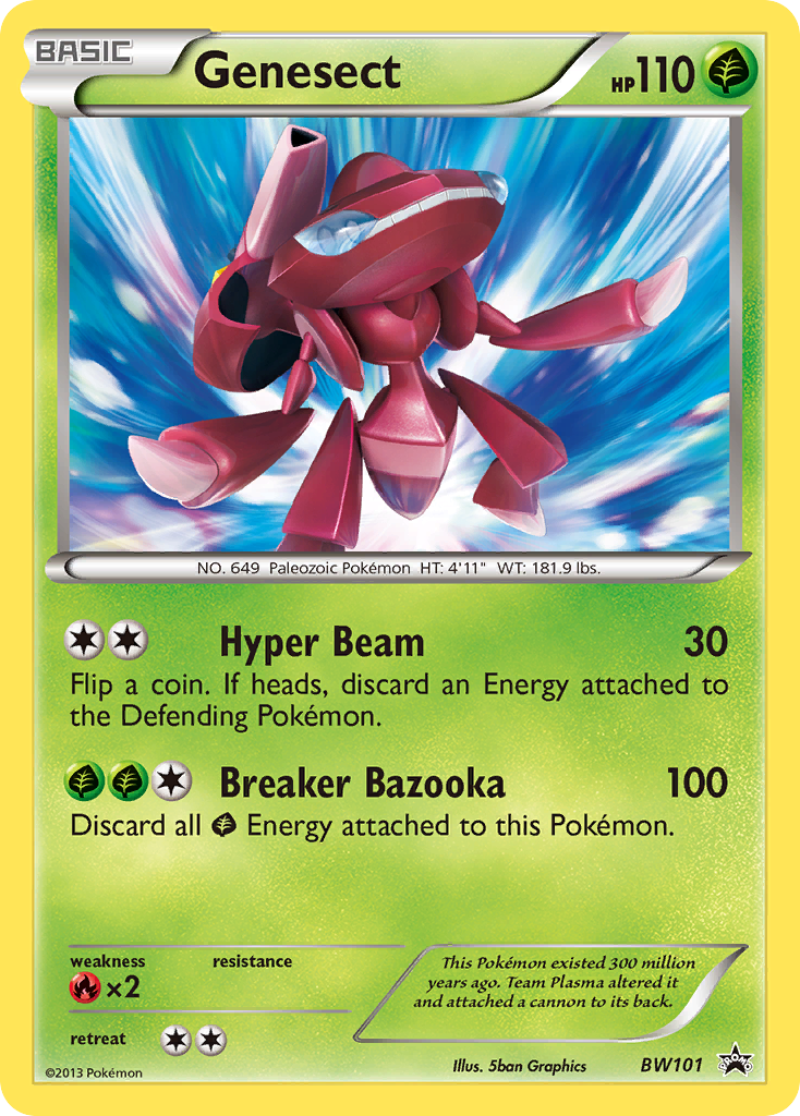 Genesect (Legend Awakened Promo) (BW101) [Black and White Promos] - Deck Out Gaming