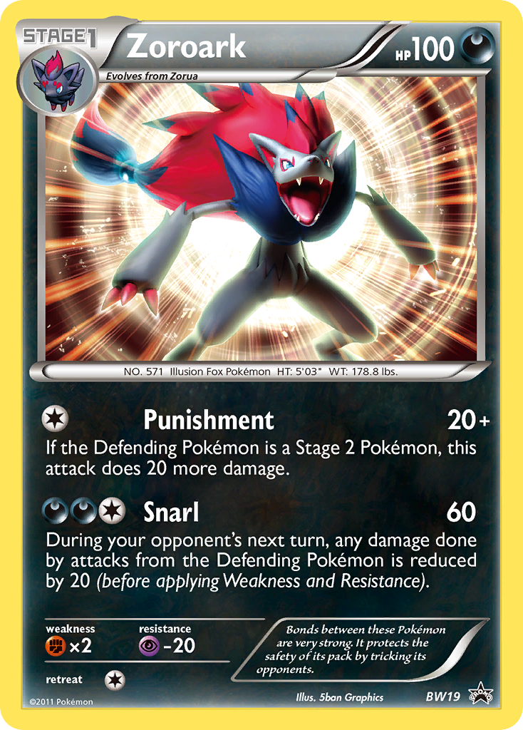 Zoroark (BW19) [Black & White: Black Star Promos] - Deck Out Gaming