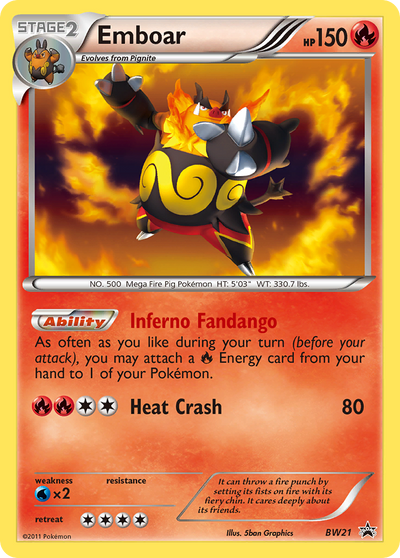 Emboar (BW21) [Black and White Promos]