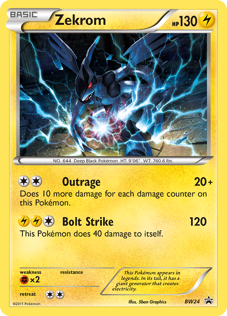 Zekrom (BW24) [Black & White: Black Star Promos] - Deck Out Gaming