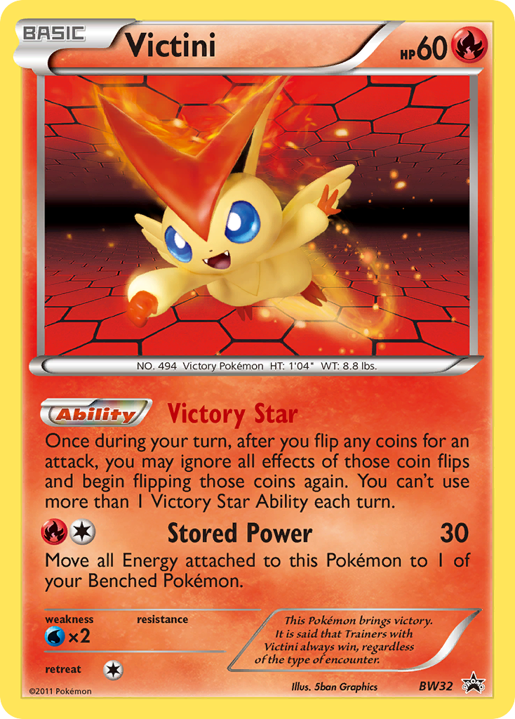 Victini (BW32) [Black and White Promos] - Deck Out Gaming