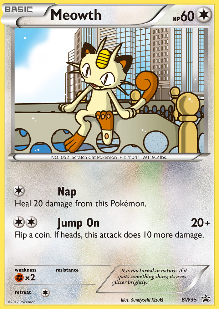 Meowth (BW35) [Black and White Promos]