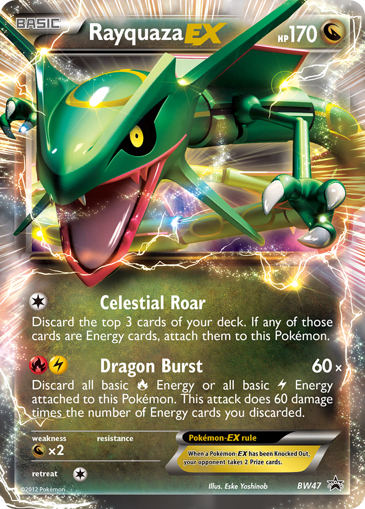 Rayquaza EX (BW47) [Black and White Promos]