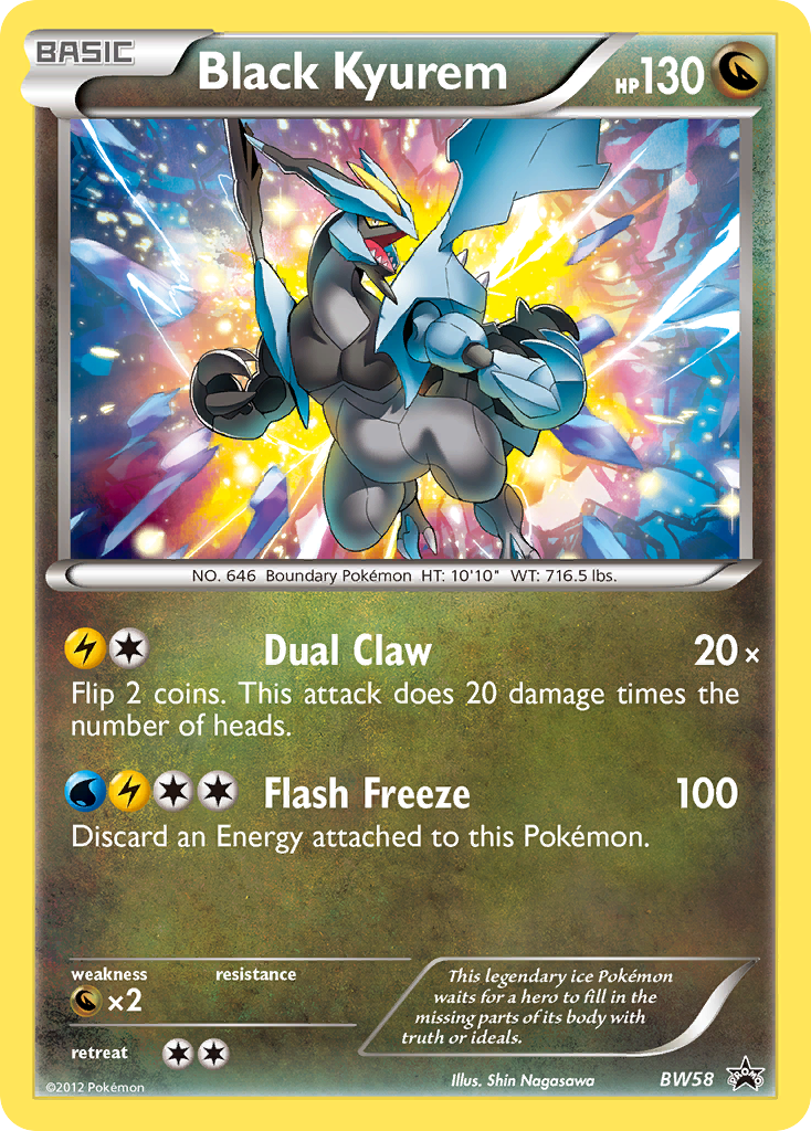 Black Kyurem (BW58) [Black and White Promos] - Deck Out Gaming