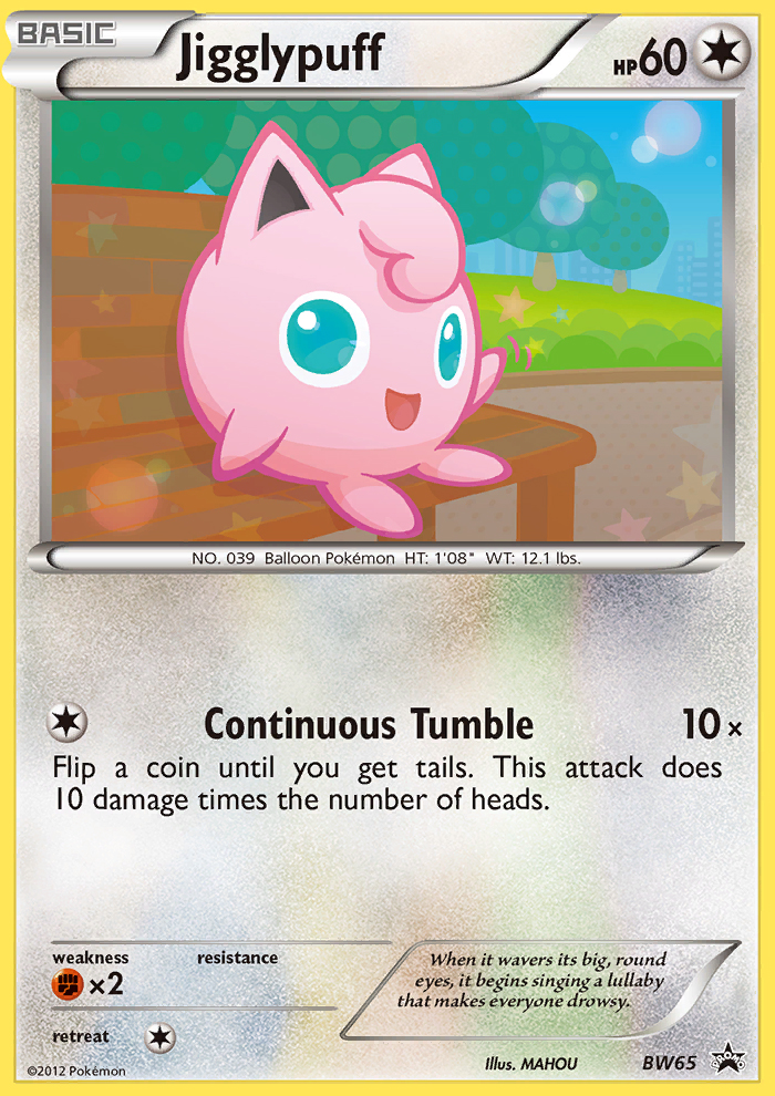 Jigglypuff (BW65) [Black and White Promos] - Deck Out Gaming