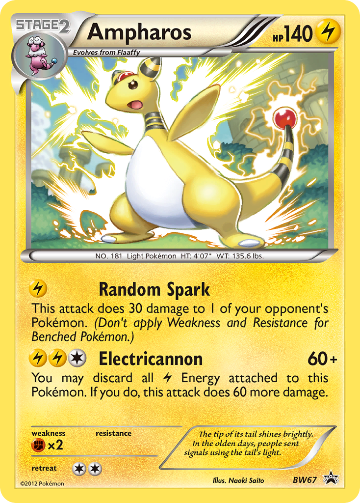 Ampharos (BW67) [Black and White Promos] - Deck Out Gaming