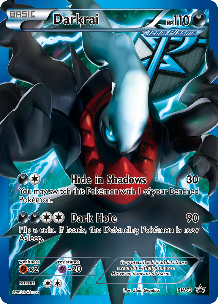 Darkrai (Team Plasma) (BW73) [Black and White Promos] - Deck Out Gaming