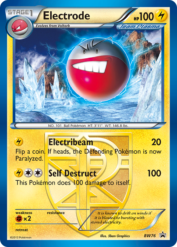 Electrode (Team Plasma) (BW76) [Black and White Promos] - Deck Out Gaming