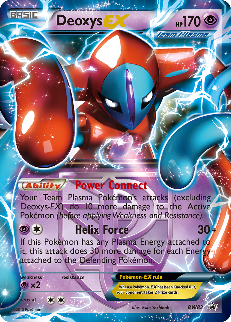 Deoxys EX (Team Plasma) (BW82) [Black and White Promos] - Deck Out Gaming