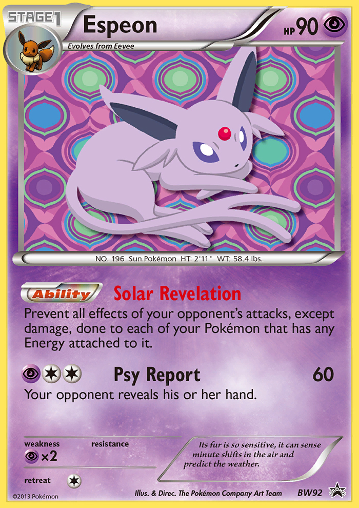 Espeon (BW92) [Black and White Promos] - Deck Out Gaming