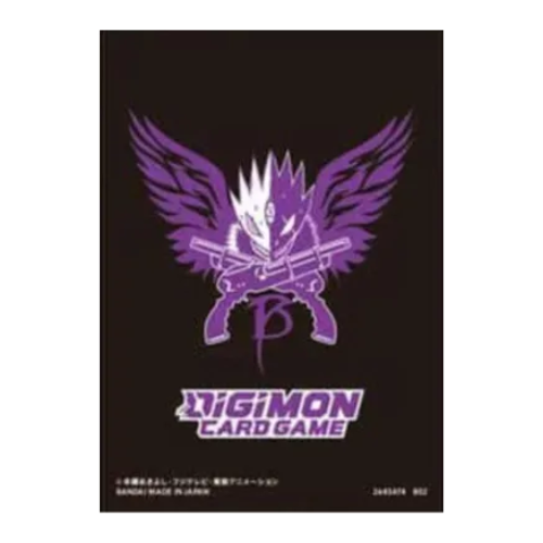 Digimon Card Game Official Sleeves - Beelzemon Logo - 60 Count