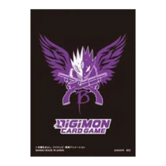 Digimon Card Game Official Sleeves - Beelzemon Logo - 60 Count - Deck Out Gaming