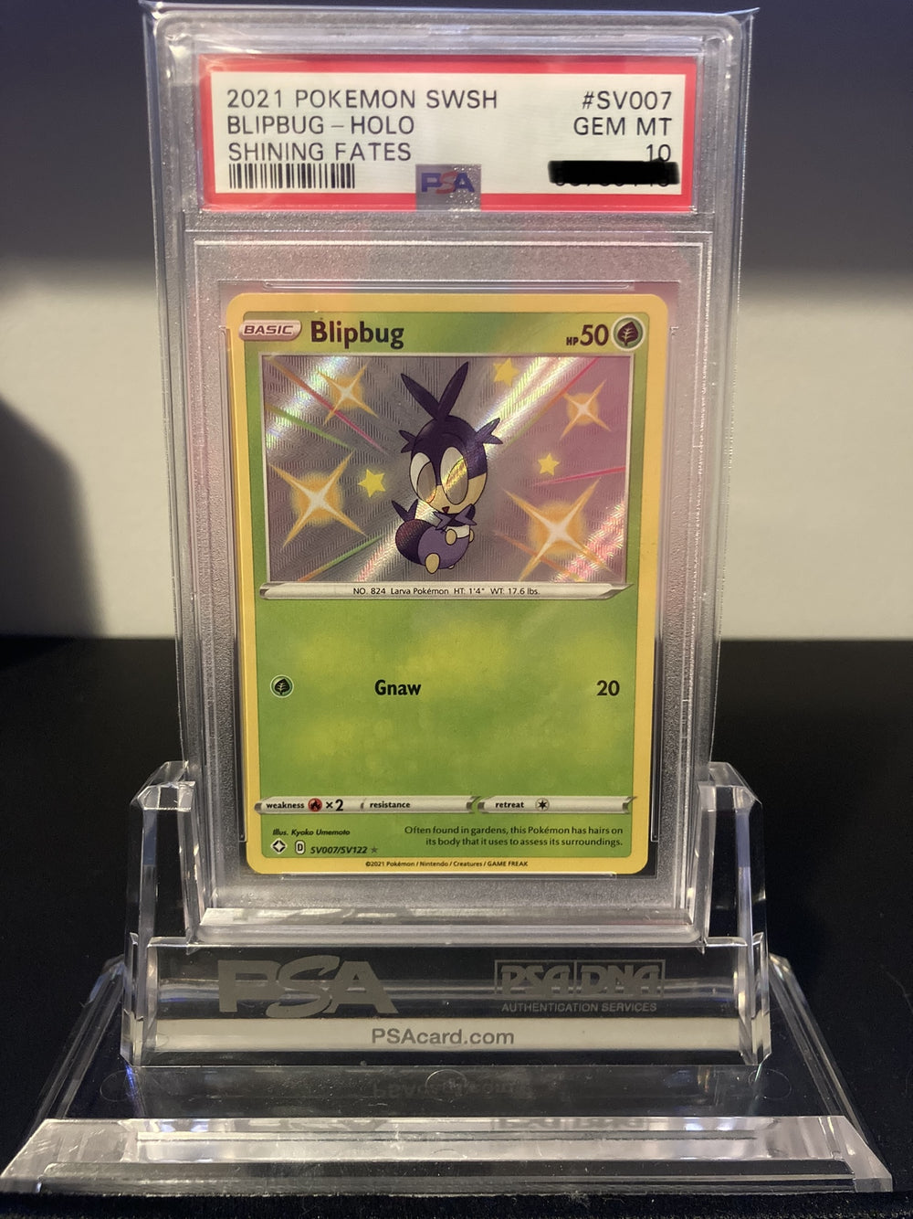 Blipbug - Shining Fates - SV007 - PSA 10 - Deck Out Gaming