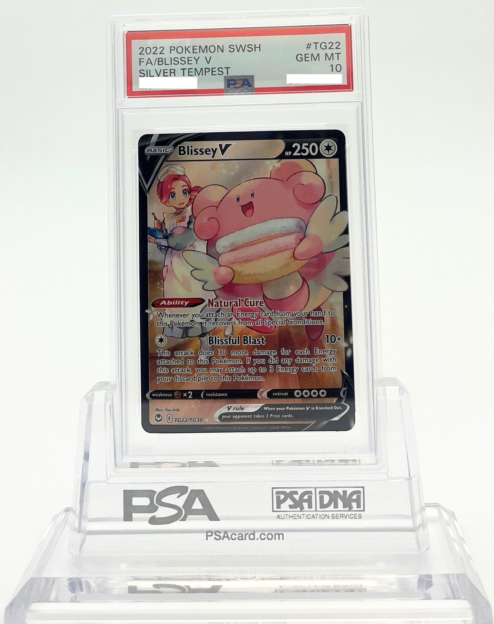Blissey V - Silver Tempest - TG22 - PSA 10 Blissey V - Silver Tempest - TG22 - PSA 10