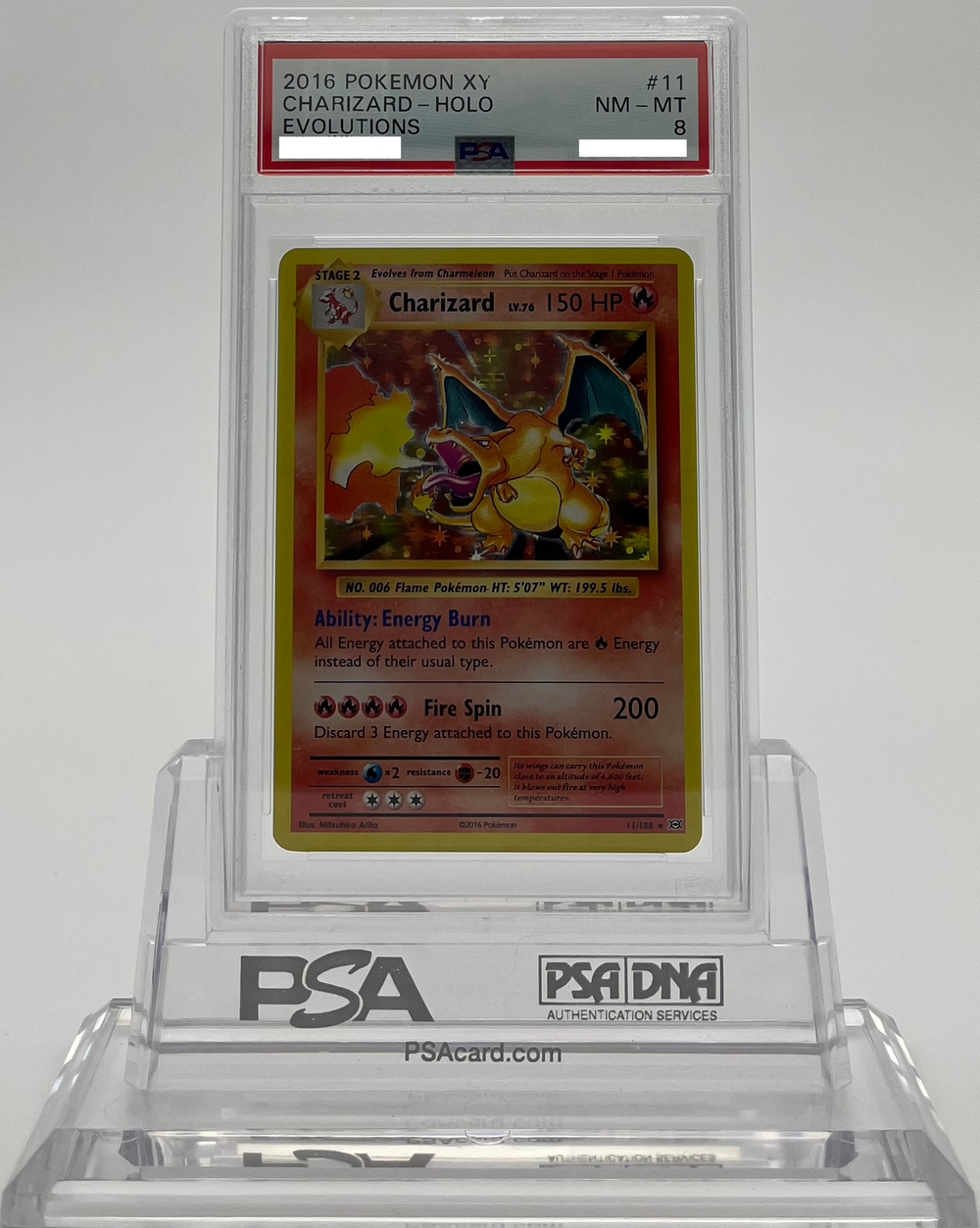 Charizard - Evolutions - 011 - PSA 8 - Deck Out Gaming