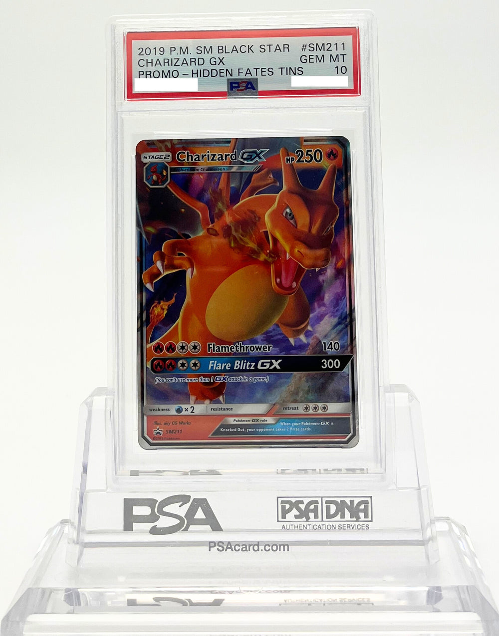 Charizard GX - SM Promos - SM211 - PSA 10 - Deck Out Gaming