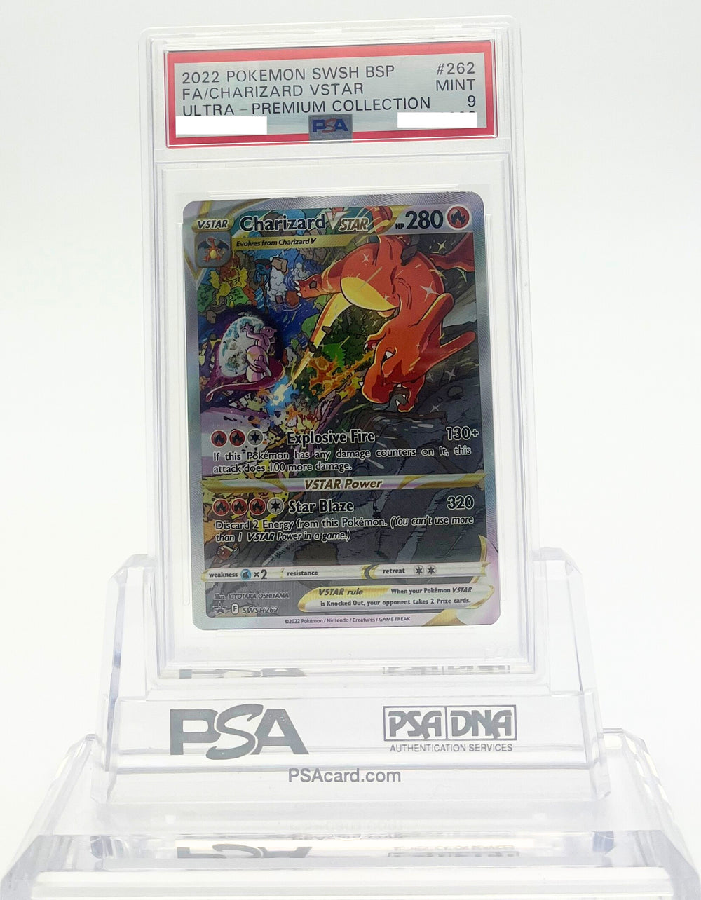 Charizard VStar - SWSH Promos - SWSH262 - PSA 9 - Deck Out Gaming