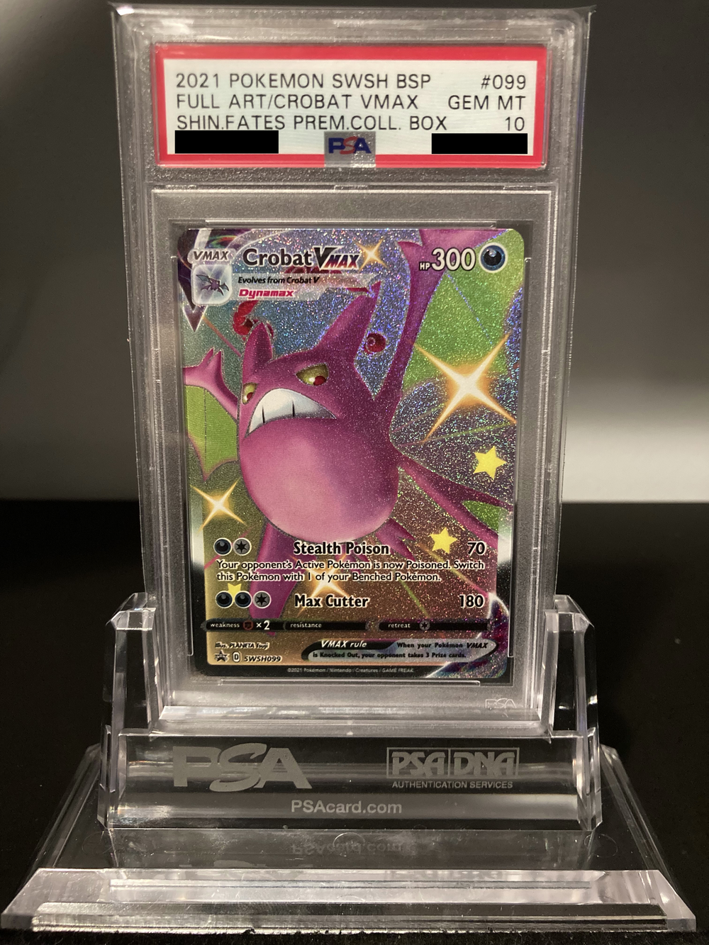 Crobat VMAX - SWSH Promos - SWSH099 - PSA 10 - Deck Out Gaming