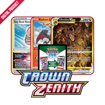 Crown Zenith Booster Pack PTCGL Code