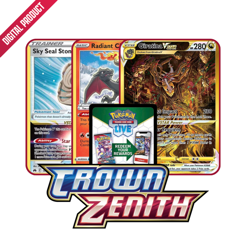 Crown Zenith Booster Pack PTCGL Code
