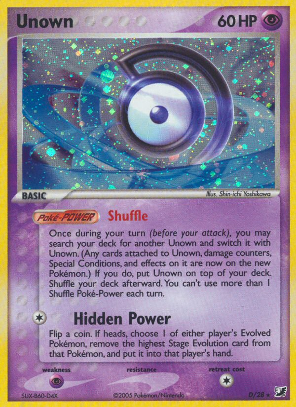 Unown (D) [EX: Unseen Forces] - Deck Out Gaming