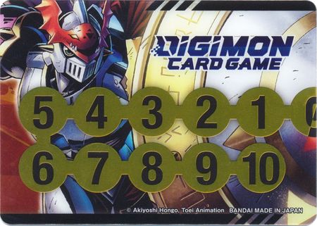 Digimon Plastic Memory Gauge - Gallantmon - Deck Out Gaming