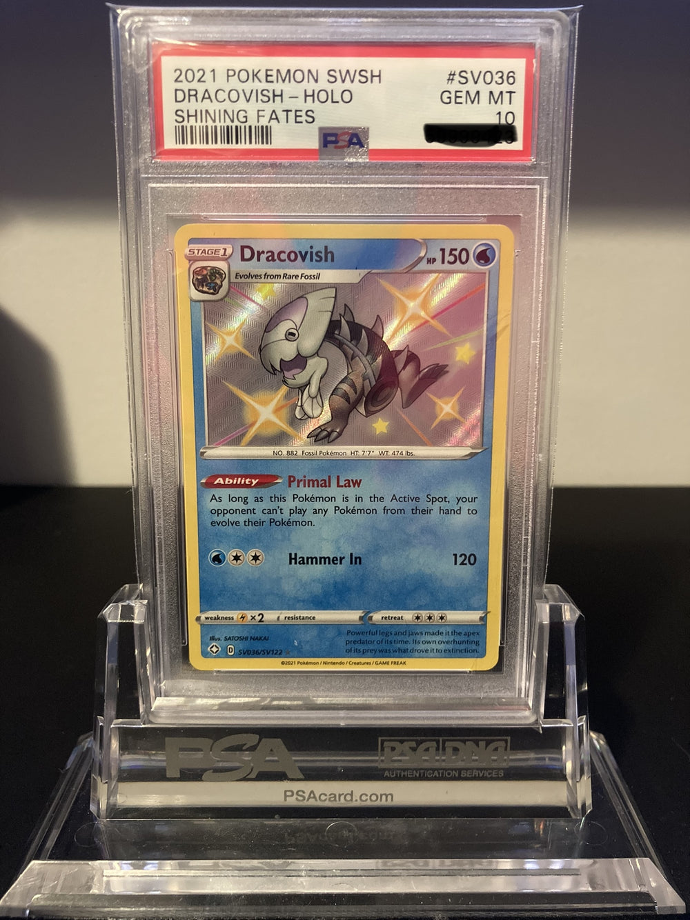 Dracovish - Shining Fates - SV036 - PSA 10 - Deck Out Gaming