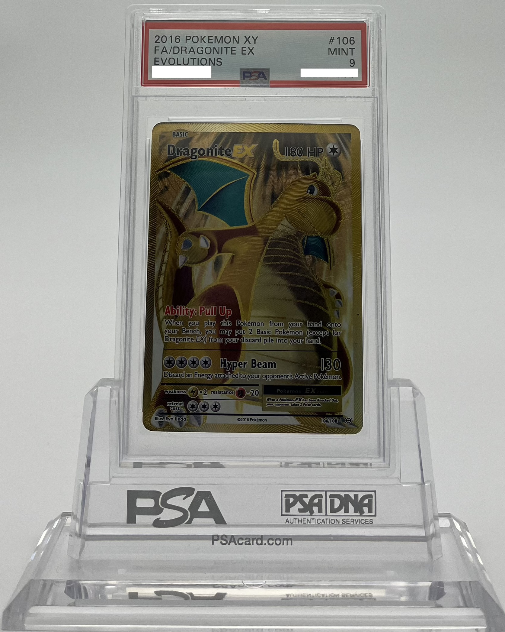 Dragonite EX - Evolutions - 106 - PSA 9 - Deck Out Gaming