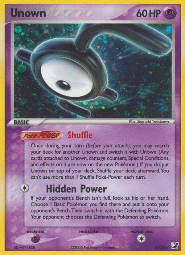 Unown (E) [EX: Unseen Forces] - Deck Out Gaming