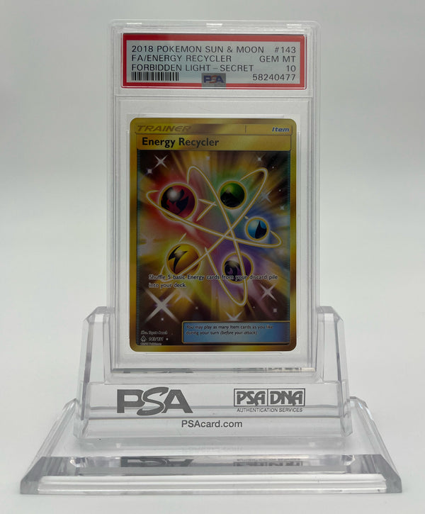 Energy Recycler - Forbidden Light - 143 - PSA 10 - Deck Out Gaming