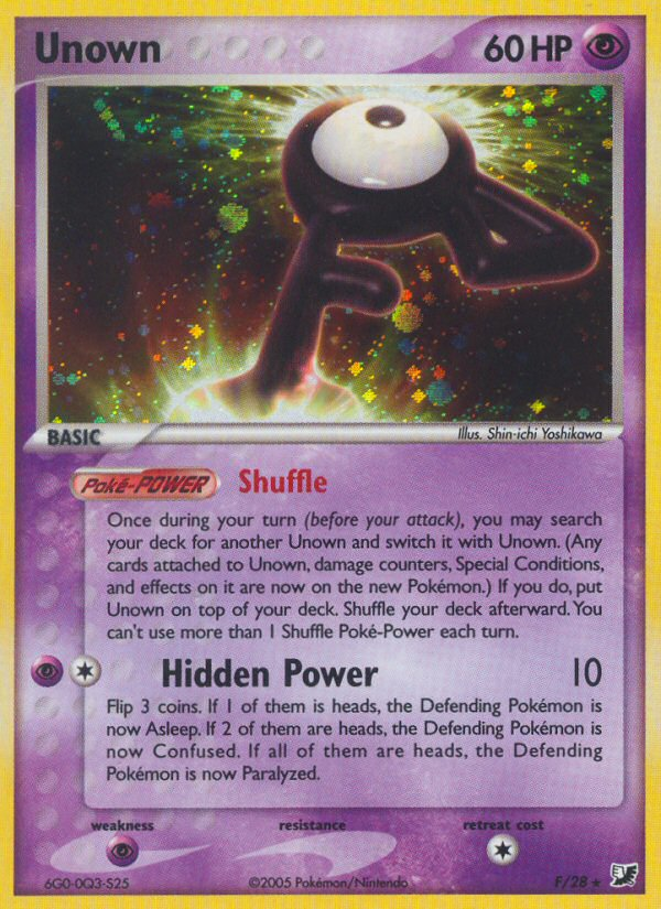 Unown (F) [EX: Unseen Forces] - Deck Out Gaming